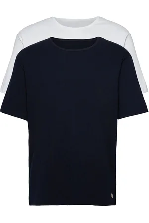 Armor.lux Pack Of 2 T-Shirts Héritage Tops T-Kortærmet Skjorte Blue