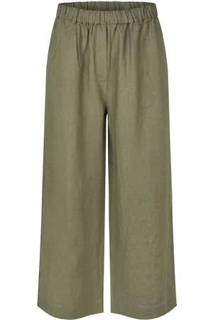 Masai Maparini Bottoms Trousers Linen Trousers Green