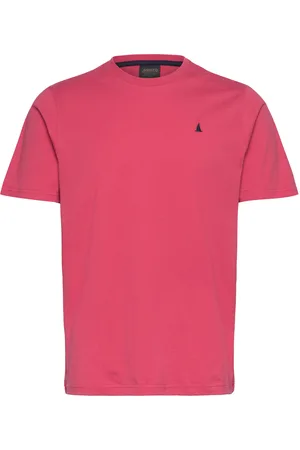 MUSTO M Original Ss Tee Sport Men Sports Clothes Sport Tops Sport T-Skjorte Red