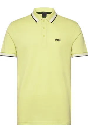 HUGO BOSS Paddy Sport Polos Short-sleeved Yellow