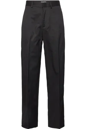 Weekday Relaxed Trousers Bottoms Trousers Black