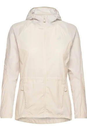 Asics Road Packable Jacket Sport Women Sport Clothing Sport Outerwear Sport Jackets Sport Training Jackets Beige