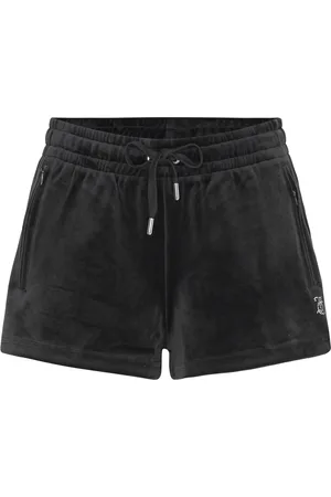 Juicy Couture Tamia Shorts Bottoms Shorts Sweat Shorts Black