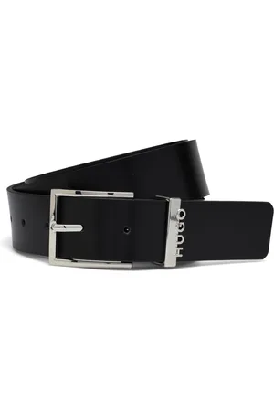 HUGO BOSS Geek-Ml_Sz35 Designers Belts Classic Belts Black