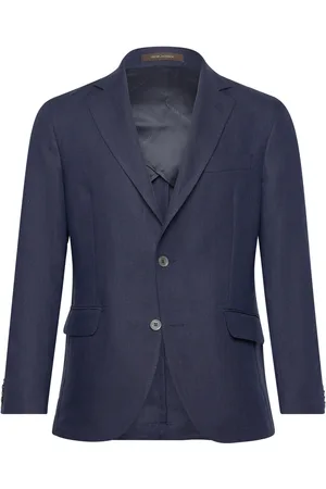 Oscar Jacobson Ferry Soft Blazer Designers Blazers Single Breasted Blazers Navy