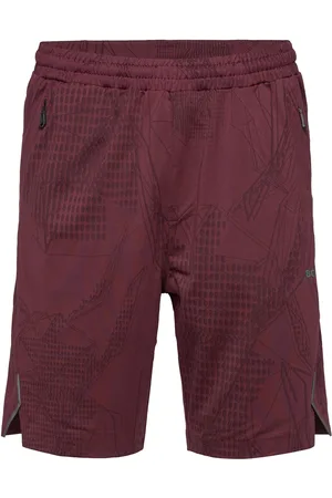 HUGO BOSS Hecon Desert Active Sport Sport Clothing Sport Shorts Sport Training Shorts Burgundy