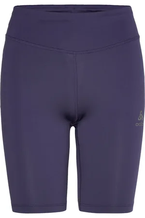 Odlo Essential Tights Short Sport Shorts Cycling Shorts Purple