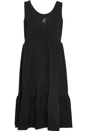 GAP Maternity Tiered Tank Dress Knælang Kjole Black