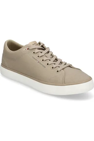 Tommy Hilfiger Th Hi Vulc Low Core Canvas Sneakers Sko Beige
