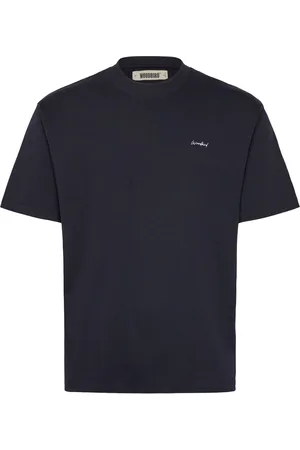 Woodbird Wbbaine Hongbao Tee Tops T-Kortærmet Skjorte Navy