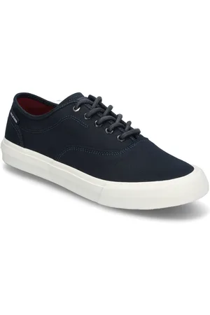 Tommy Hilfiger Th Hi Vulc Low Oxford Twill Low-top Sneakers Navy