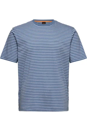 HUGO BOSS Talesstripe Tops T-Kortærmet Skjorte Blue