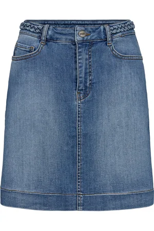 Numph Nuparis Skirt Skirts Denim Skirts Blue