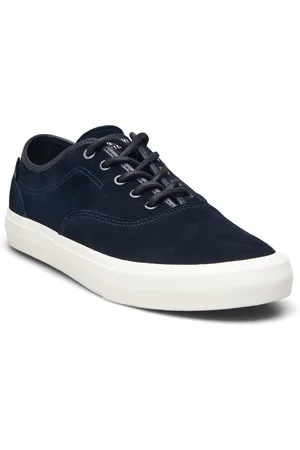 Tommy Hilfiger Th Hi Vulc Low Oxford Suede Low-top Sneakers Navy