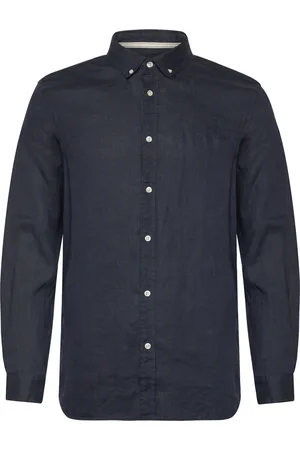 Scotch&Soda Core - Linen Shirt Ls Button-Down Tops Shirts Casual Shirts Navy