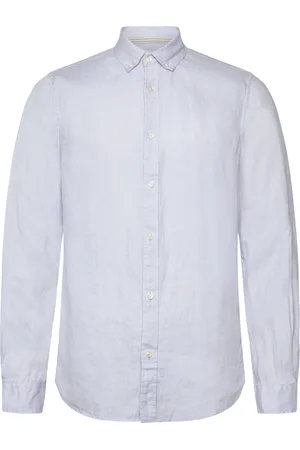 Scotch&Soda Core - Linen Shirt Ls Button-Down Tops Shirts Casual Shirts Blue