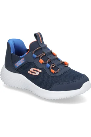 Skechers Boys Bounder Brisk-Burst Low-top Sneakers Blue