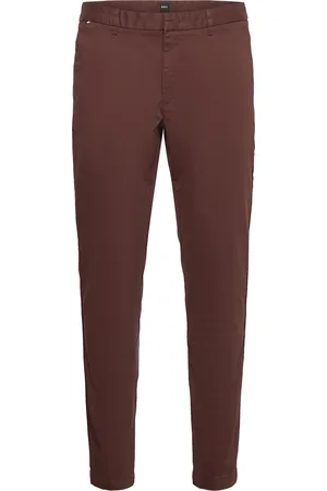 HUGO BOSS Kaito1 Bottoms Trousers Chinos Burgundy