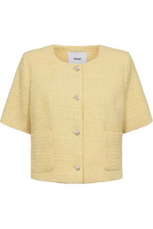Numph Nuindia Ss Blazer Blazers Single Breasted Blazers Yellow