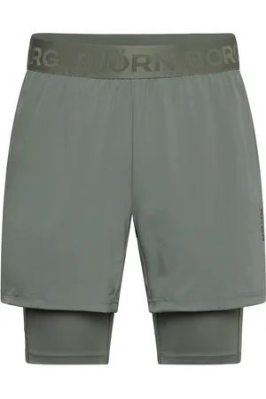 Björn Borg Borg 2 In 1 Shorts Sport Men Sport Clothing Sport Shorts Green