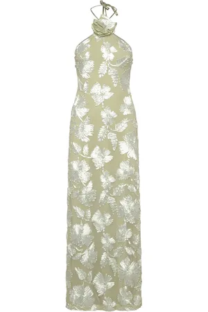 Twist & tango Rose Dress Maxikjole Festkjole Green