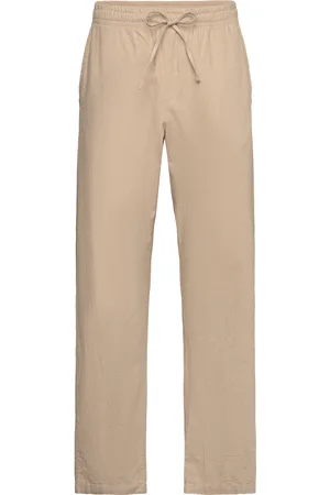 Lexington Casual Linen Blend Pants Bottoms Trousers Linen Trousers Beige
