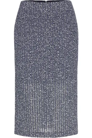 HUGO BOSS Vatilar Pencilnederdel Nederdel Navy
