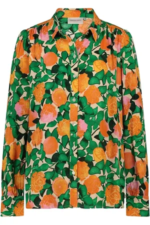 Fabienne Chapot Coco Blouse Tops Blouses Long-sleeved Green