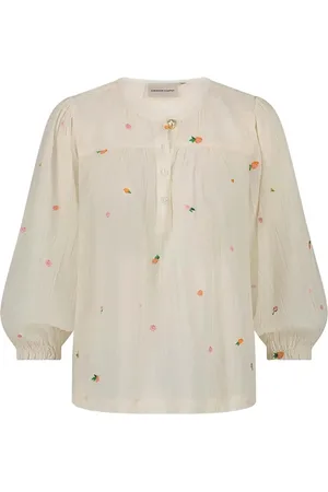 Fabienne Chapot Bindi Top Tops Blouses Long-sleeved Cream