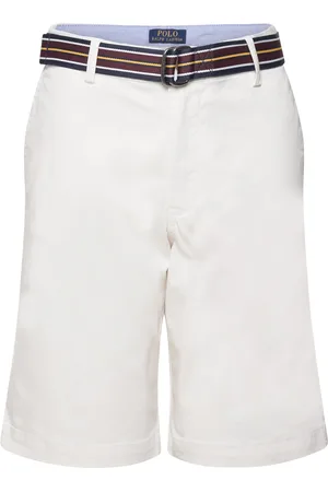 Ralph Lauren Skinny Fit Flex Abrasion Twill Short Bottoms Shorts White