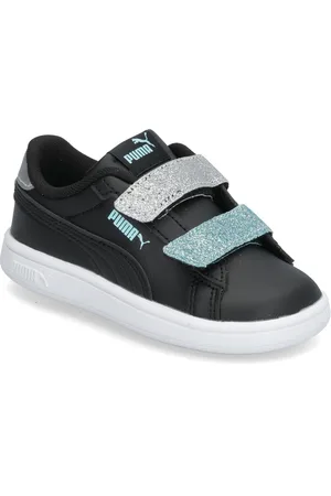 PUMA Smash 3.0 L Glitter Velcro V Inf Sport Sneakers Low-top Sneakers Black