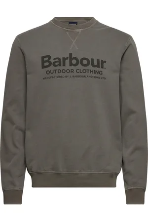 Barbour Larkhill Crew Neck Sweatshirt Designers Sweatshirts & Hoodies Sweatshirts Khaki Green