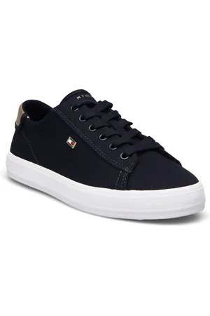 Tommy Hilfiger Vulc Canvas Lace Up Sneaker Low-top Sneakers Navy