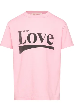 The Animals Observatory Rooster Kid T-Shirt Pink Tops T-Kortærmet Skjorte Pink