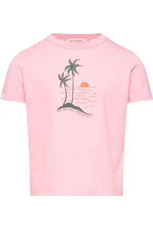 The Animals Observatory Big Rooster Kid T-Shirt Pink 14Y Tops T-Kortærmet Skjorte Pink