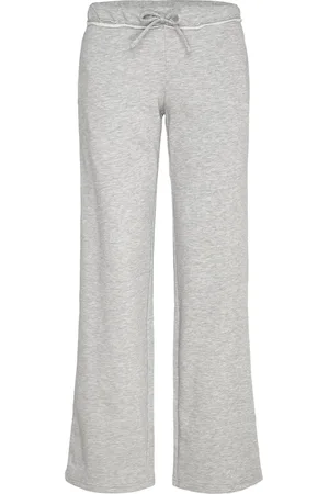 Monki Soft Terry Pyjama Bottoms Pyjamasbukser Hyggebukser Grey