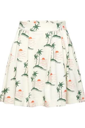 The Animals Observatory Turkey Kid Skirt White Lindo Nederdel Cream