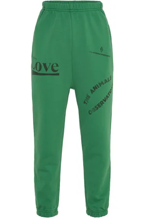 The Animals Observatory Dromedary Kid Sweatpants Green Bottoms Sweatpants Green
