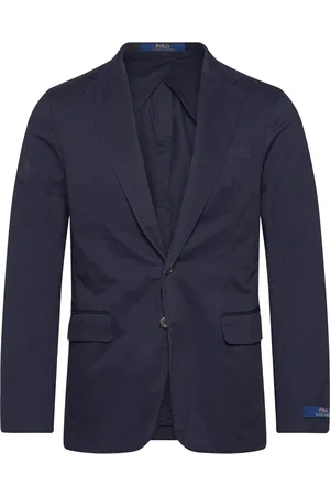 Ralph Lauren Cotton Strtch Chino-P2B Nt Suits & Blazers Blazers Single Breasted Blazers Navy