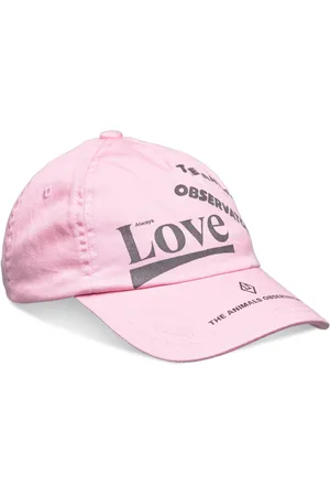 The Animals Observatory Hamster Kid Cap Pink Accessories Headwear Caps Pink