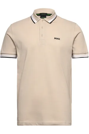 HUGO BOSS Paddy Sport Polos Short-sleeved Beige