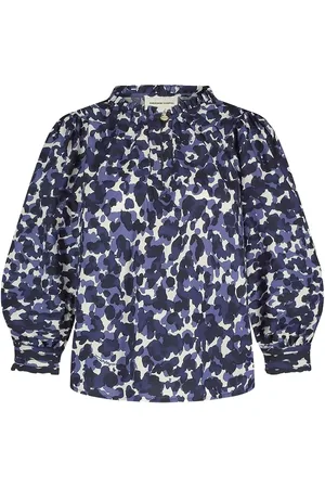 Fabienne Chapot Dascha Top Tops Blouses Long-sleeved Blue