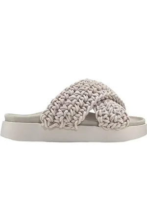 INUIKII Woven Flade Sandaler Grey