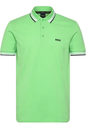 HUGO BOSS Paddy Sport Polos Short-sleeved Green