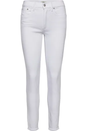 Ralph Lauren Low Str Denim-Akl-Kin Bottoms Jeans Skinny White