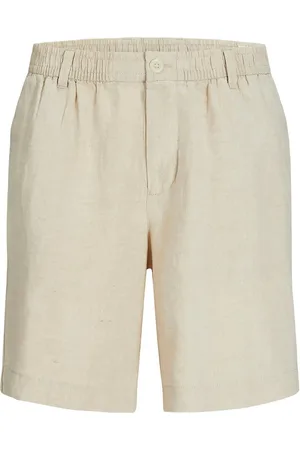 JACK & JONES Jpstbill Lawrence Linen Shorts Srt Ln Bottoms Shorts Casual Cream Jack & J S