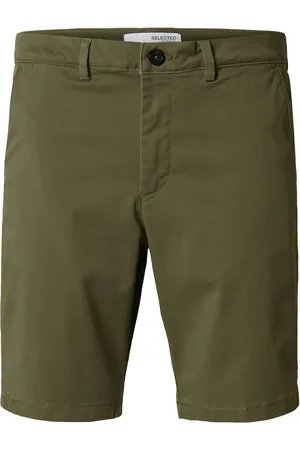 SELECTED Slhslim-Miles Flex Shorts Noos Bottoms Shorts Chinos Shorts Green