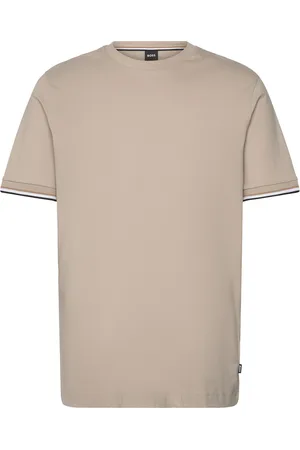HUGO BOSS Thompson 04 Tops T-Kortærmet Skjorte Beige