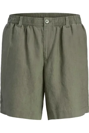 JACK & JONES Jpstbill Lawrence Linen Shorts Srt Ln Bottoms Shorts Casual Green Jack & J S