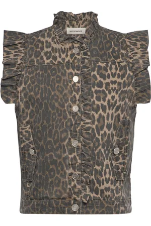 Sofie Schnoor Farahsw Vest Vests Denim Vests Brown